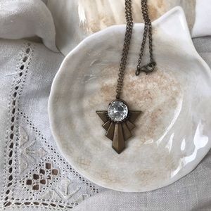 🌿🍁3 for $25🍁🌿 Brass 20’s Art Deco Necklace